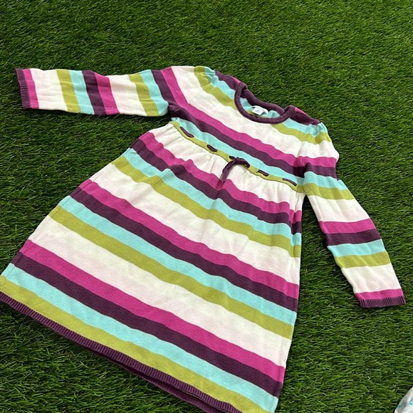 Girls Greendog Sweater Dress - Picture 1 of 4
